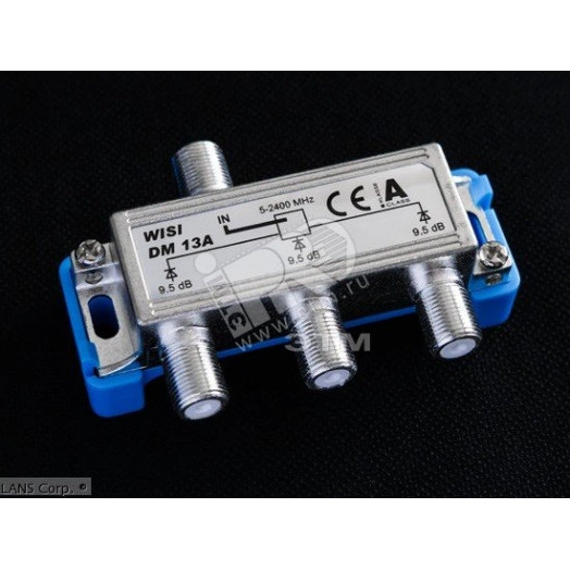 Делитель ТВ 1-3 WISI с диодной развязкой
