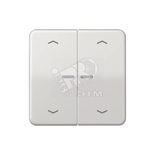 Клавиши для сдвоенной кнопки BCU  светло-серые