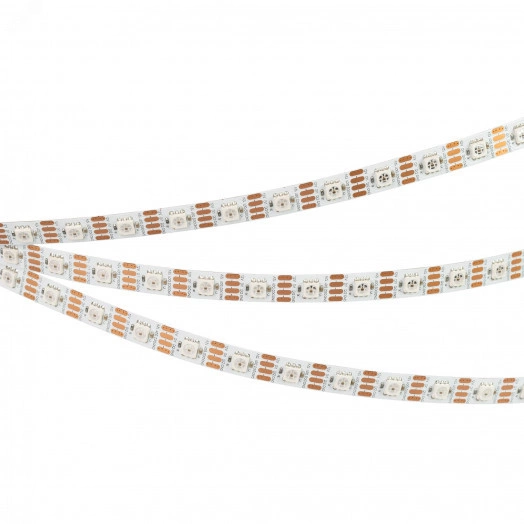 Лента SPI-B60-10mm 12V RGB-PX1-RAM (9.3 W/m, IP20, 5060, 5m) (Arlight, бегущий огонь)