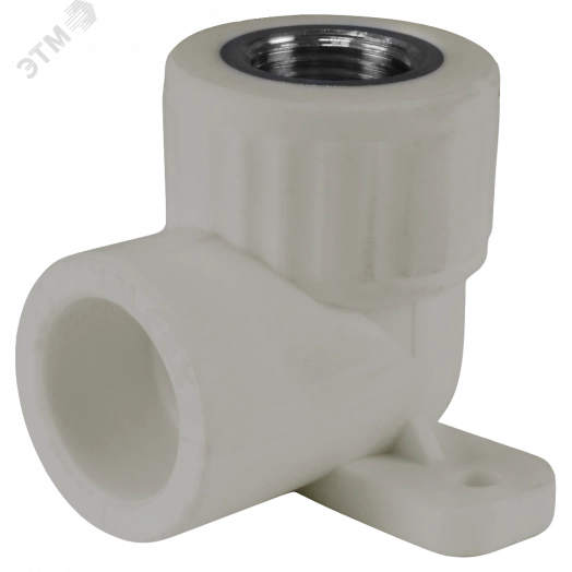 Угол с внутренней резьбой (простое крепление) 25х1/2 (60/15)  СЕРЫЙ