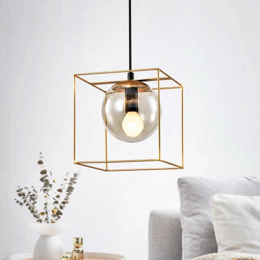 Светильник подвесной (подвес) Rivoli Miyuki 5146-210 1 х Е14 40 Вт золото лофт - кантри потолочный