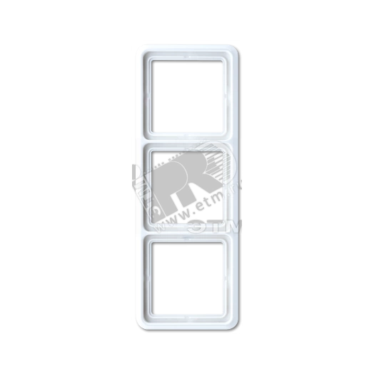 Рамка 3 поста универсальная ударопрочная белая