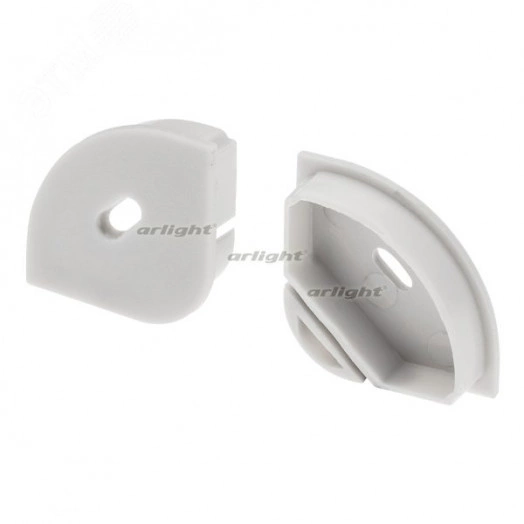 Заглушка ARH-KANT-30R с отверстием (ARL, Пластик)