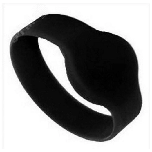 Браслет IL-10M Mifare из силикона размер мм D74.  Черный