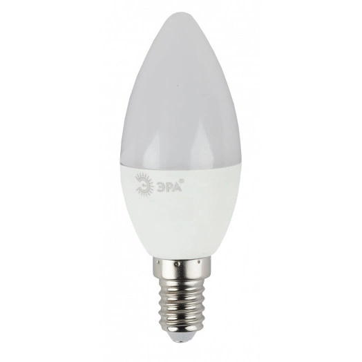 Лампа светодиодная LED B35-9W-827-E14  (диод, свеча, 9Вт, тепл, E14) (10/100/4000) ЭРА