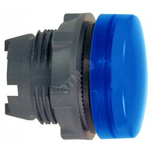 Головка сигнальной лампы 22мм синяя