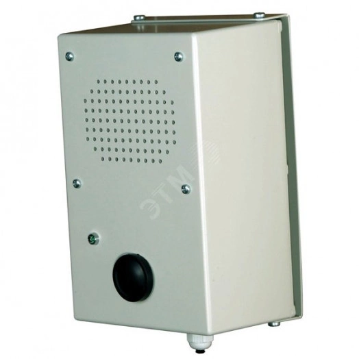 Металлический вандалозащищенный корпус, накладное крепление к стене, уличное исполнение  120x205x100 мм