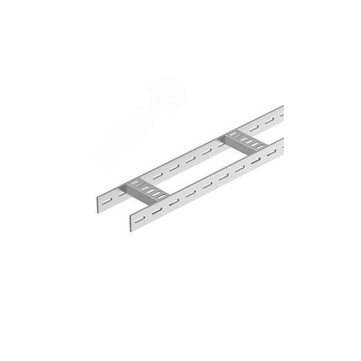 Кабельная лестница с трапецевидной перекладиной 40х600х3000 мм