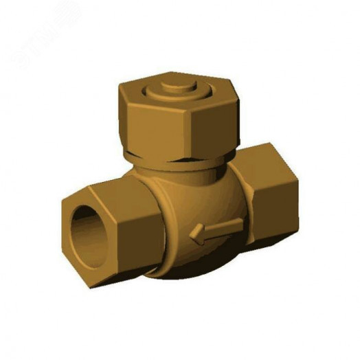 Клапан обратный бронзовый подъемный Ду 20 Ру25 м/м