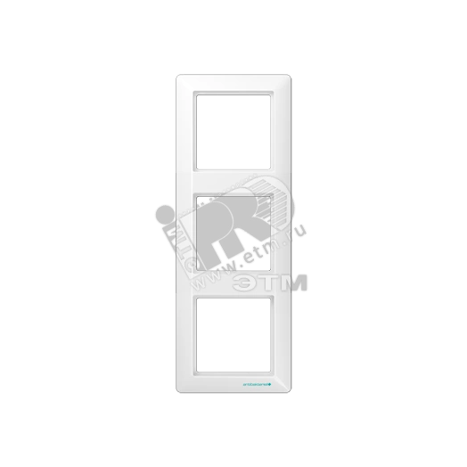 Рамка 3 поста белая