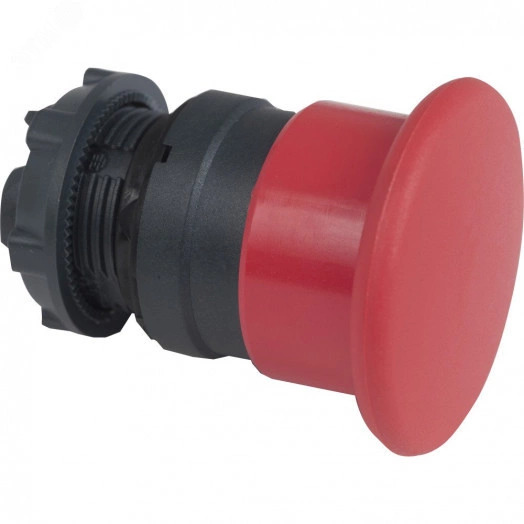 Кнопка квадратная плоская красная