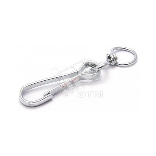 Карабин тип А 30мм с вертлюгом