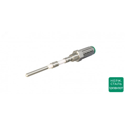 Датчик уровня емкостный пороговый ДКЕ-С600-300Р-3113-СА.2 Материал корпуса: Нержавеющая сталь 12Х18Н10Т  IP67 Разъем М12