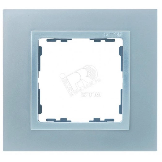 Рамка на 1 пост S82N алюминий