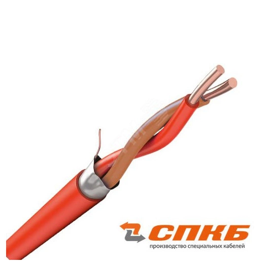 Кабель КПСТЭТнг(А)-HF 1х2х0.75 красный