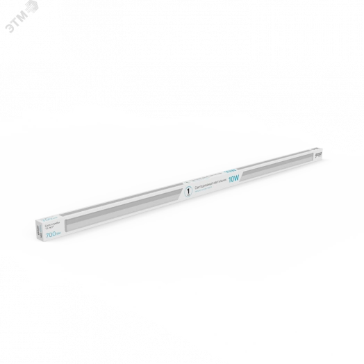 Светильник светодиодный накладной ДПО 10 Вт 700 Лм 4000K линейный матовый IP20 LED 867х22х33 мм TL Basic Gauss