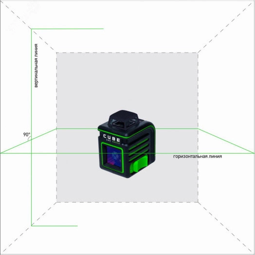 Уровень лазерный Cube 360 Green Professional Edition