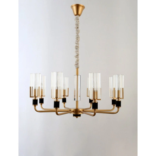 Люстра  Rivoli Gunda 2009-208 8 * Е14 40 Вт хрусталь классика