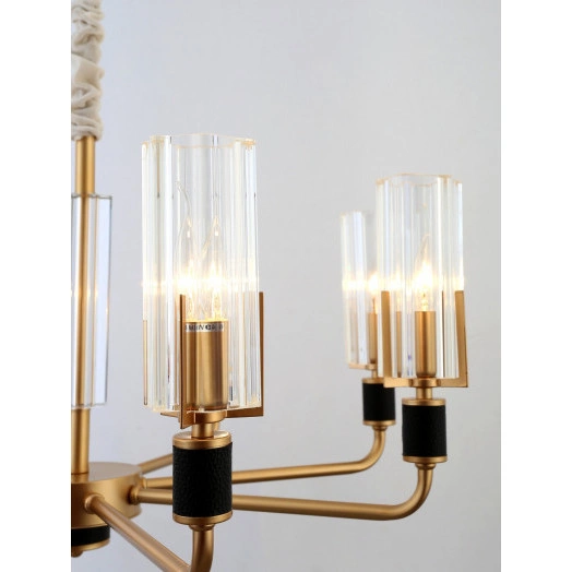 Люстра  Rivoli Gunda 2009-208 8 * Е14 40 Вт хрусталь классика