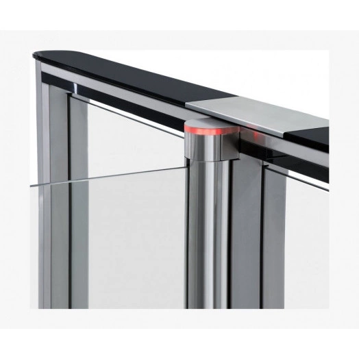 Крышка PERCo-SDС-01GS из закаленного стекла с     центральной вставкой из нержавеющей стали для     двусторонней секции PERCo-STD-01