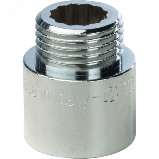 Удлинитель НВ 1/2'x20 мм, хромированный