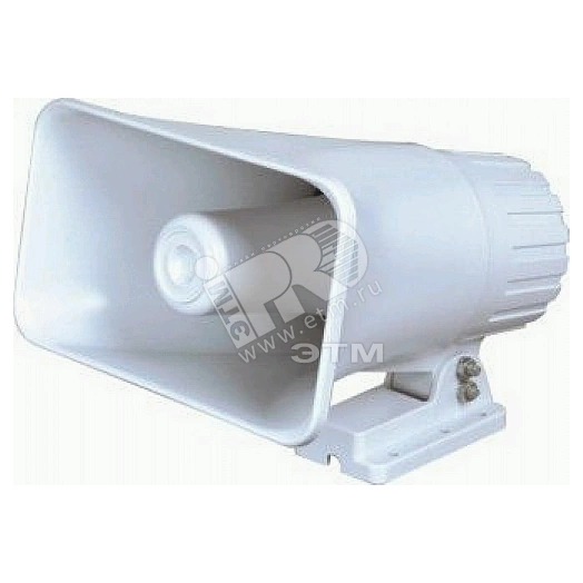 Звуковой оповещатель, 118 дБ, 30 Вт, 1200 мА, DC 6-14В, двух-тональный, d200x235x118 мм, IP 45