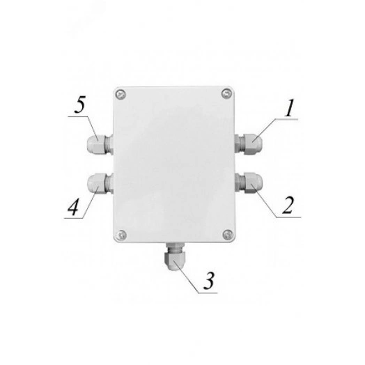 Корпус БК ИВА G212 поликарбонатный герметичный (IP65)