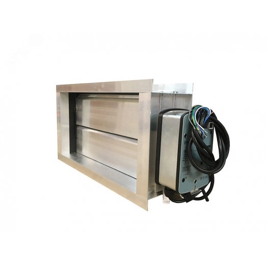 Заслонка воздушная Z-6035 с приводом DA05S220 на 5Нм. с пружинным возвратом, 230В