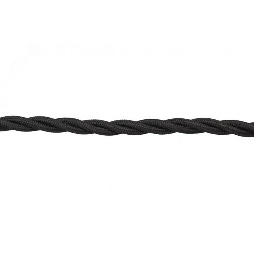 Ретро провод 3х1.5 черный(20м)