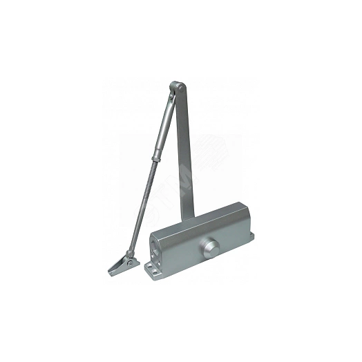 Доводчик двери c тягой EN 3, 40 - 65 кг, 950 мм, двухскоростной, SL - алюм