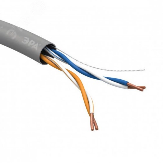 Витая пара U/UTP 2x2x24 AWG Cat5e CU PVC 305м SIMPLE