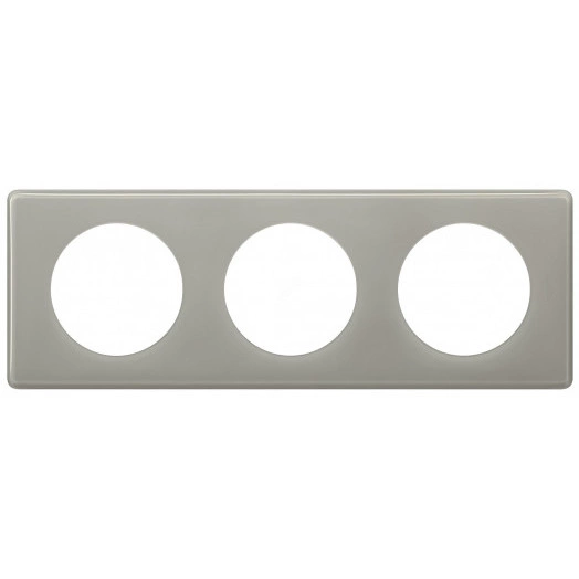 Celiane. Рамка 3-постовая. Цвет  Серый глянец