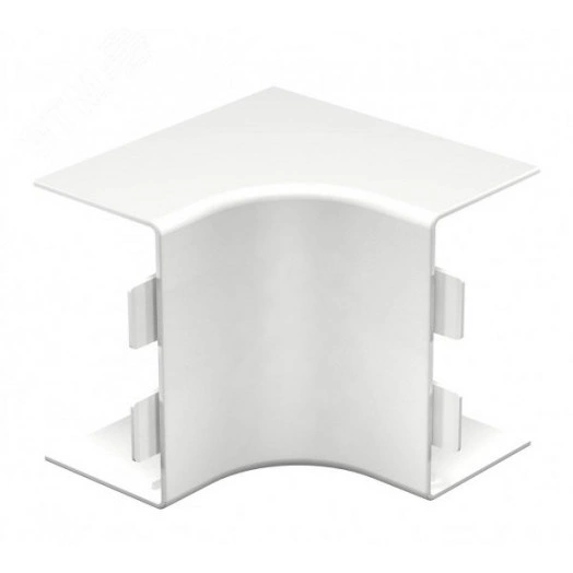 Крышка внутреннего угла кабельного канала WDK 60x110 мм (ПВХ, белый)