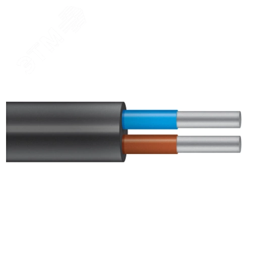 Кабель силовой АВВГ 2х10ок-0.66 ТРТС