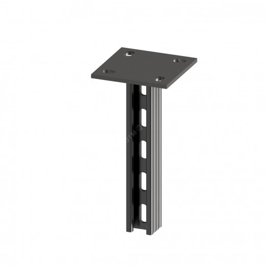 Страт-стойка двойная усиленная 41*21 L1200мм s:2.5