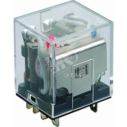 Реле промежуточное 24В переменного тока 3пк 5A РЭК78/3 c индикацией