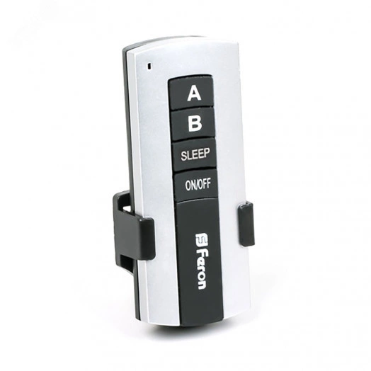 Выключатель для светильников 230V 1000W 2-х канальный 30м с пультом управления, черное сереброTM75