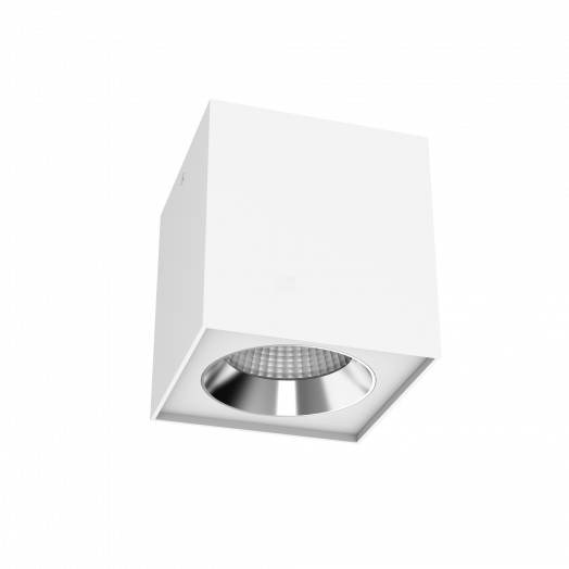 Светильник светодиодный ДПО-20Вт IP20 1900Лм 3000К DL-02 Cube белый матовый ВАРТОН