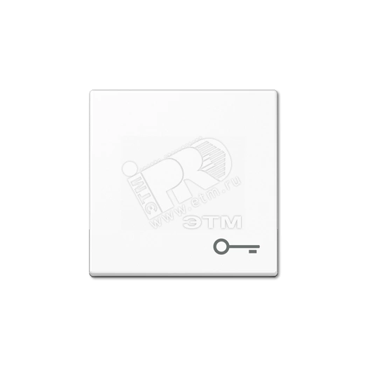 Клавиша с символом  замок   белая