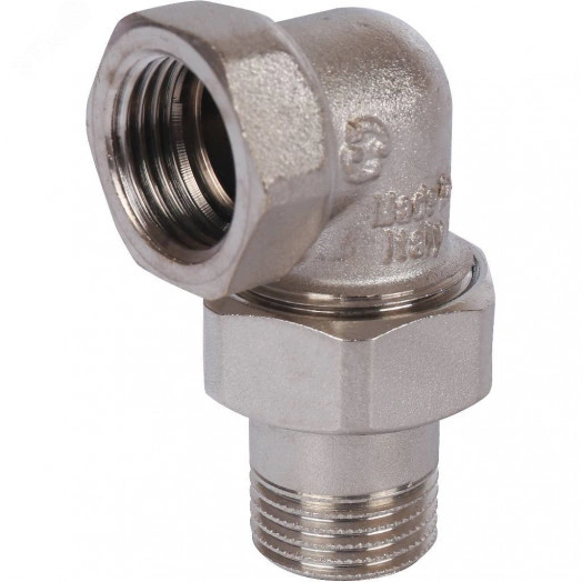 Разъемное угловое соединение американка           никиллированное уплотнение гайкой o-ring кольцо   1/2