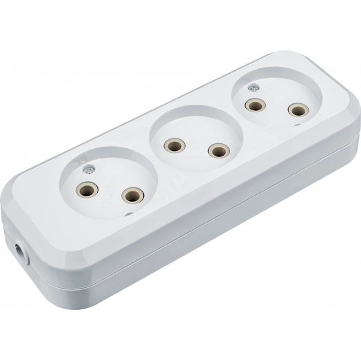 Колодка NCA-BL01-03-X-WH 3гн б/з пласт. Navigator