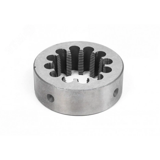 Плашка трубная цилиндрическая G 1 1/2'', марка стали - 9ХС