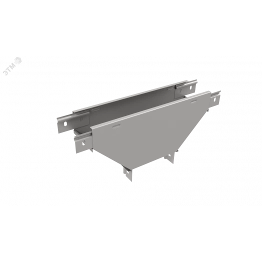 Т-ответвитель переходник 50х300-600 мм верт. c разворотом трассы на 90 гр. ПЛЮС (нижняя часть больше исходной)