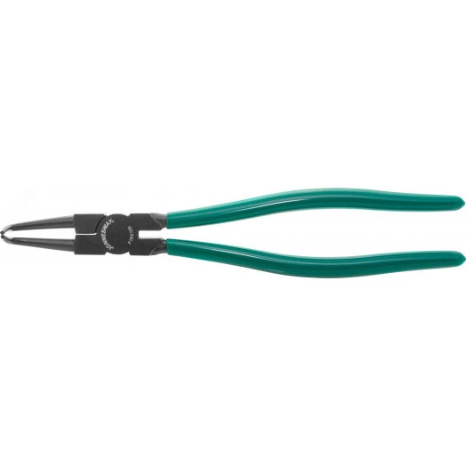 Щипцы изогнутые для стопорных колец удлиненные с ПВХ рукоятками, сжим, 85-165 мм, 3.5-4.0 мм, 310 мм
