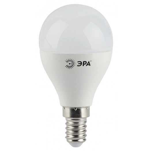 Лампа светодиодная Эра LED P45-9W-840-E14 (диод, шар, 9Вт, нейтр, E14)