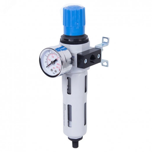 Фильтр влагоотделитель с редуктором 1/4' 16 бар