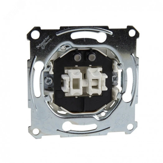 Механизм выключателя 1п для двух цепей со светоиндикатором