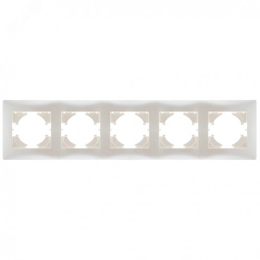 Bravo рамка 5-местная,  жемчуг