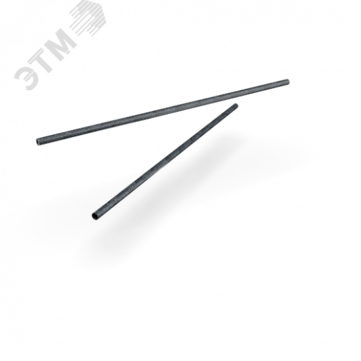 Поручень ограждения двойной длиной 440 мм (антик серебро, черный)