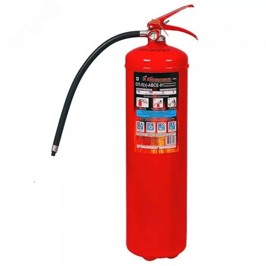 Огнетушитель порошковый закачной, переносной ОП-5 (з) ABCE-01 (А)